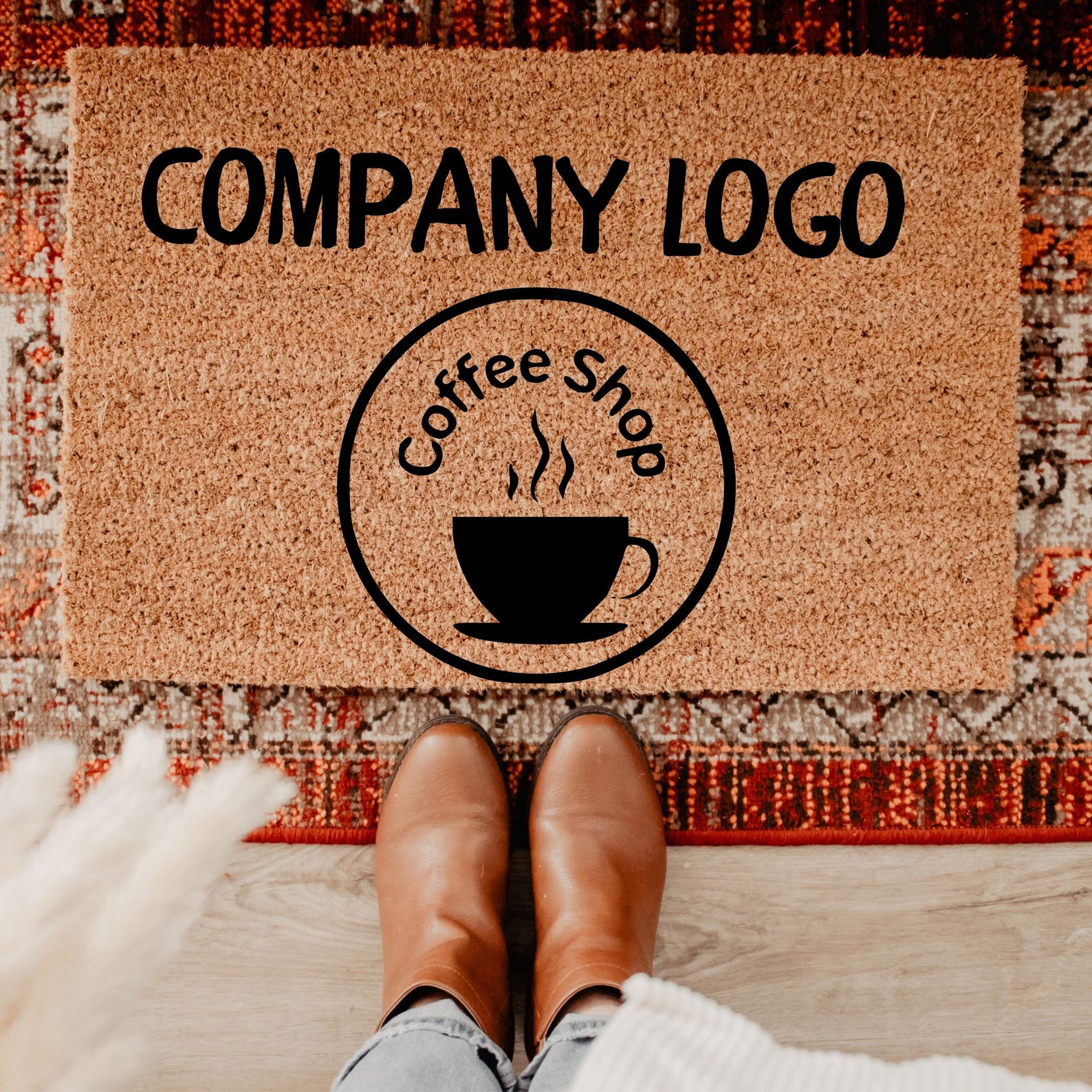 Your Home Textiles - Brush Door Mat Personalised Front Door