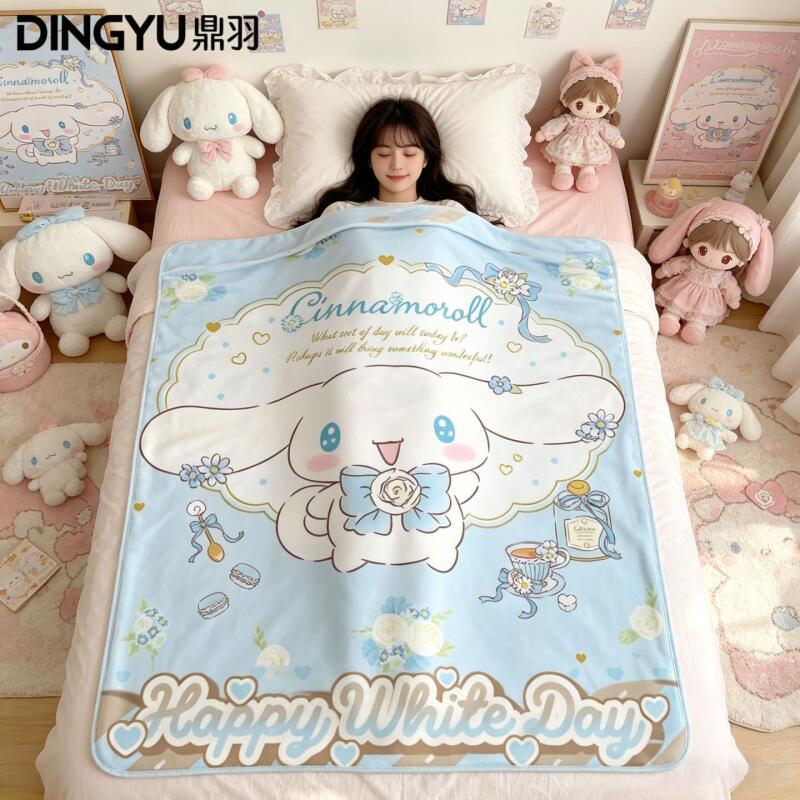 Home Textiles Blanket - Sanrio Cinnamoroll Cartoon Nap Blanket Child