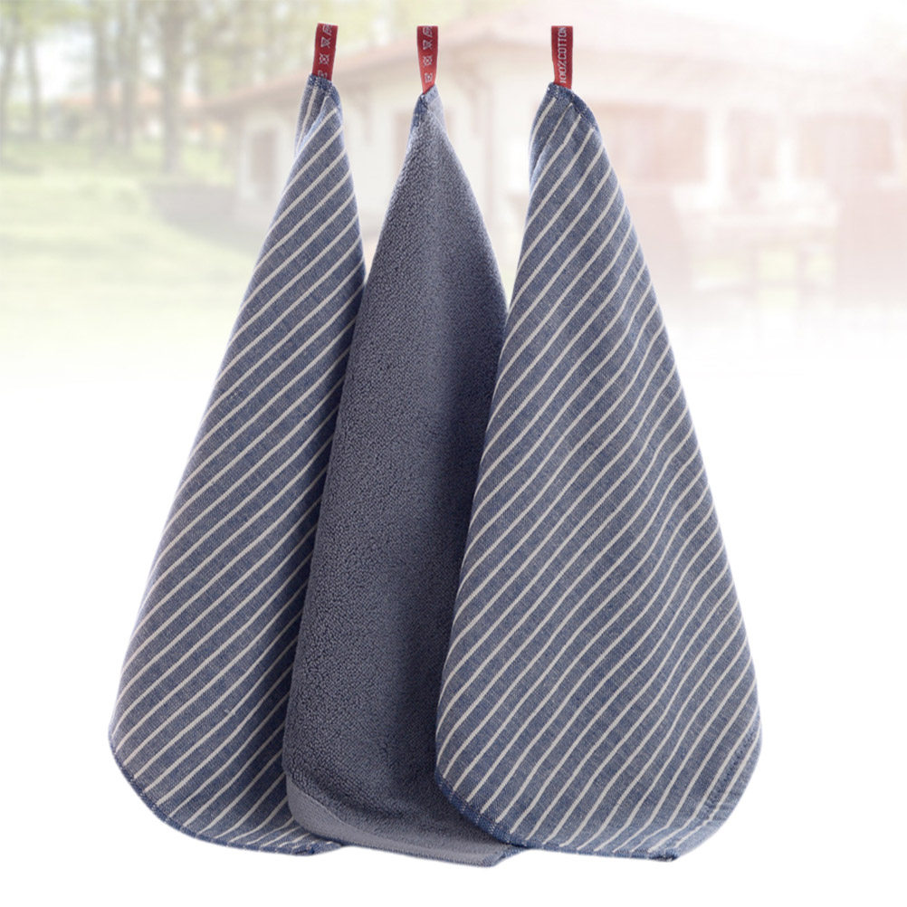 3Pcs Thick Striped Cotton Towe - đánh giá và giá Home Textiles Pakistan