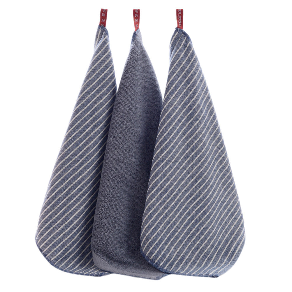 3Pcs Thick Striped Cotton Towe - đánh giá và giá Home Textiles Pakistan