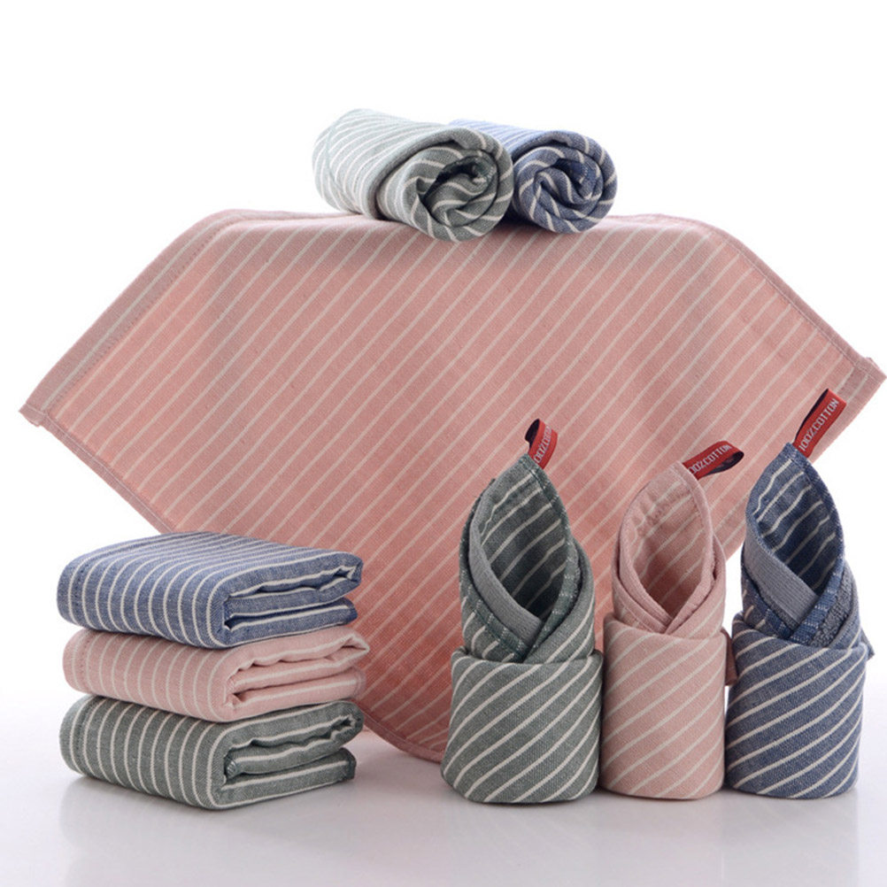 3Pcs Thick Striped Cotton Towe - đánh giá và giá Home Textiles Pakistan