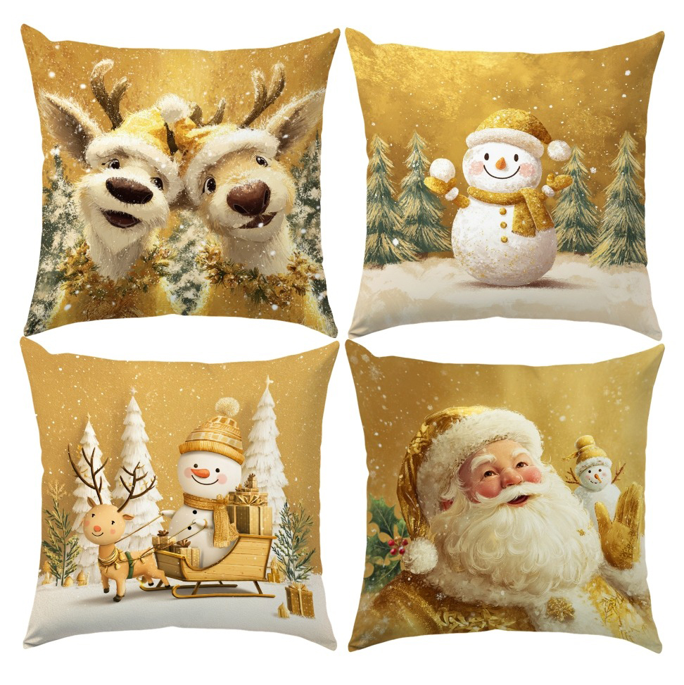 Festive Christmas Pillowcases: - đánh giá và giá Home Textiles News