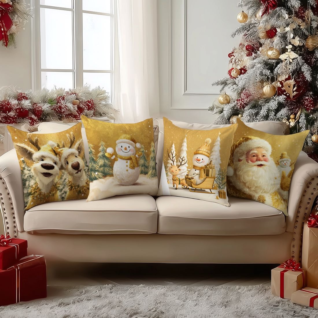 Festive Christmas Pillowcases: - đánh giá và giá Home Textiles News