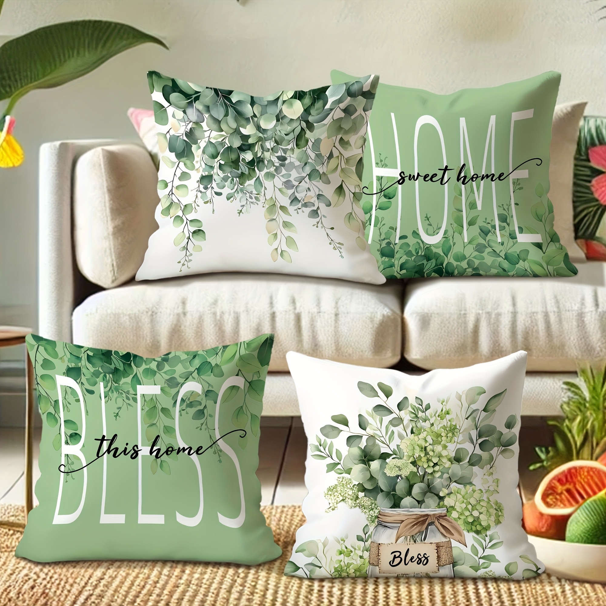 Eucalyptus - Inspired Pillow C - đánh giá và giá Your Home Textiles