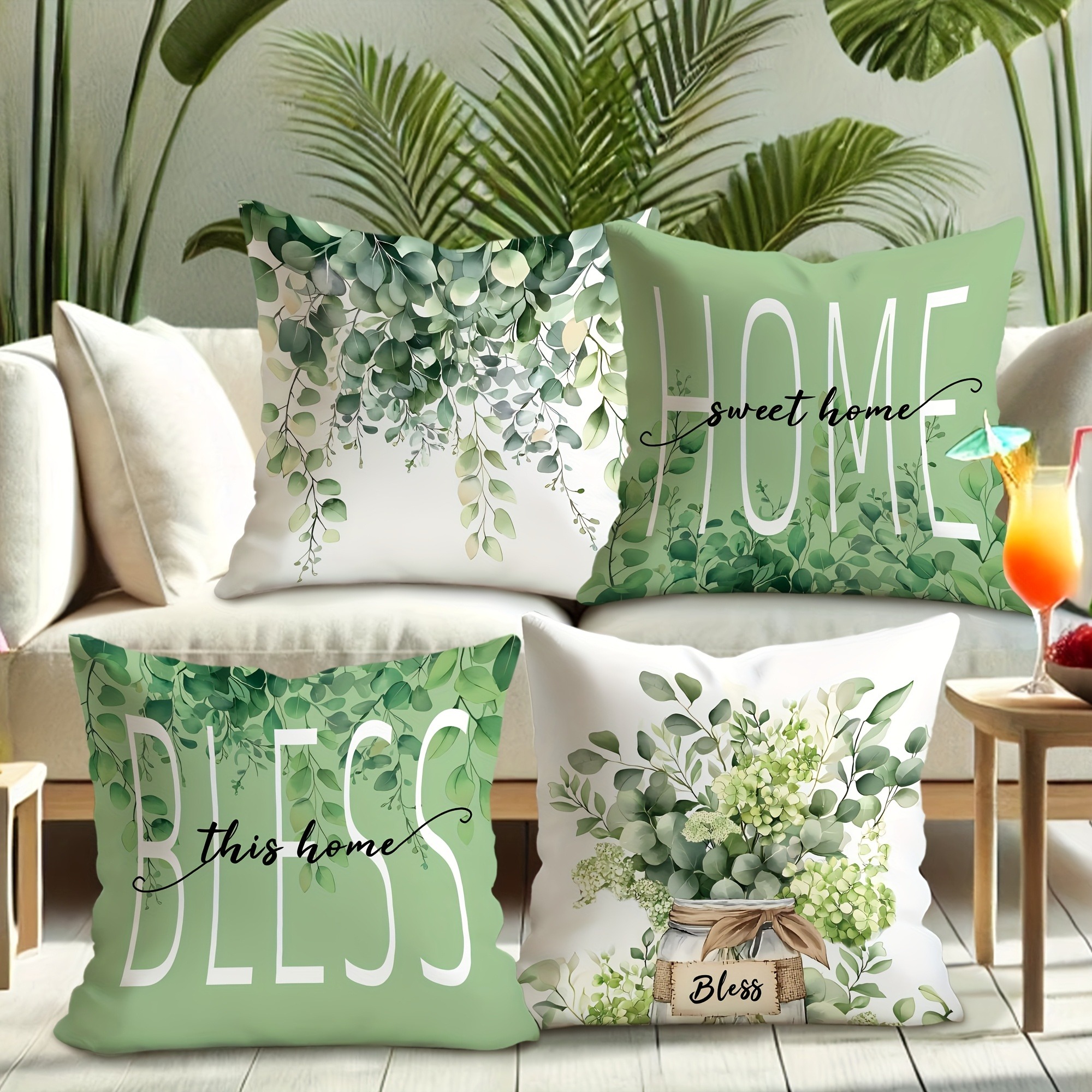 Eucalyptus - Inspired Pillow C - đánh giá và giá Your Home Textiles