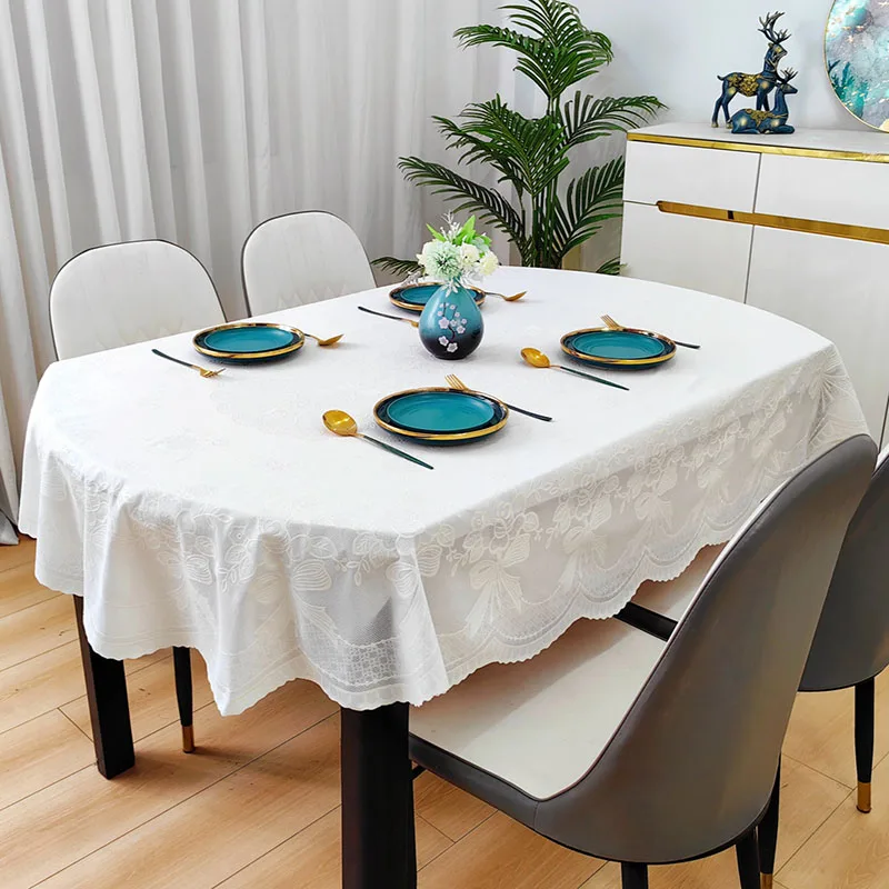 New PVC Oval Waterproof Tablec - đánh giá và giá Home Textiles News