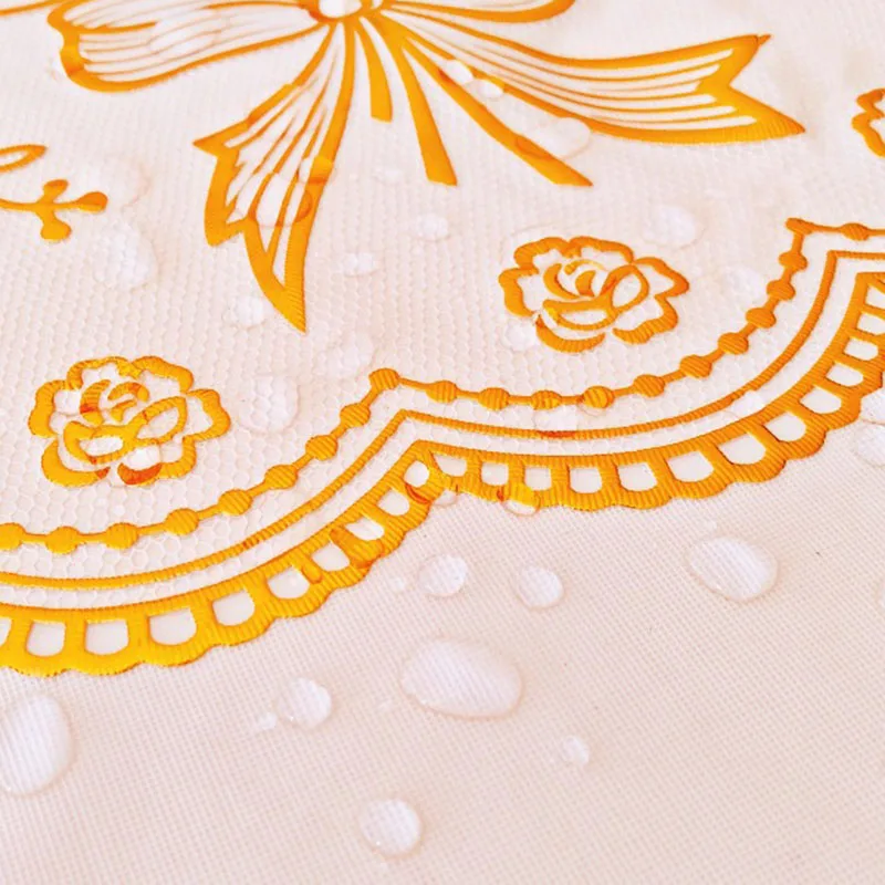 New PVC Oval Waterproof Tablec - đánh giá và giá Home Textiles News