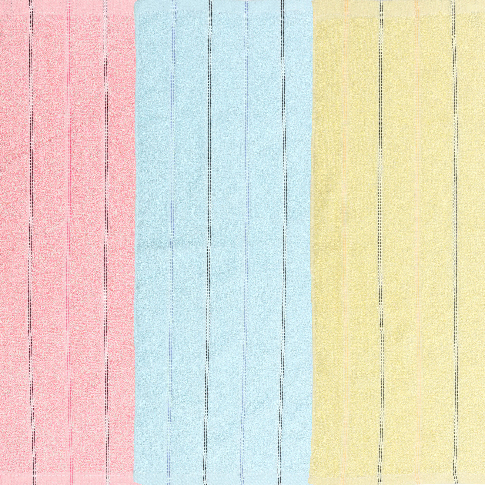 4Pcs Colorful Striped Cotton T - đánh giá và giá Home Textiles Pakistan