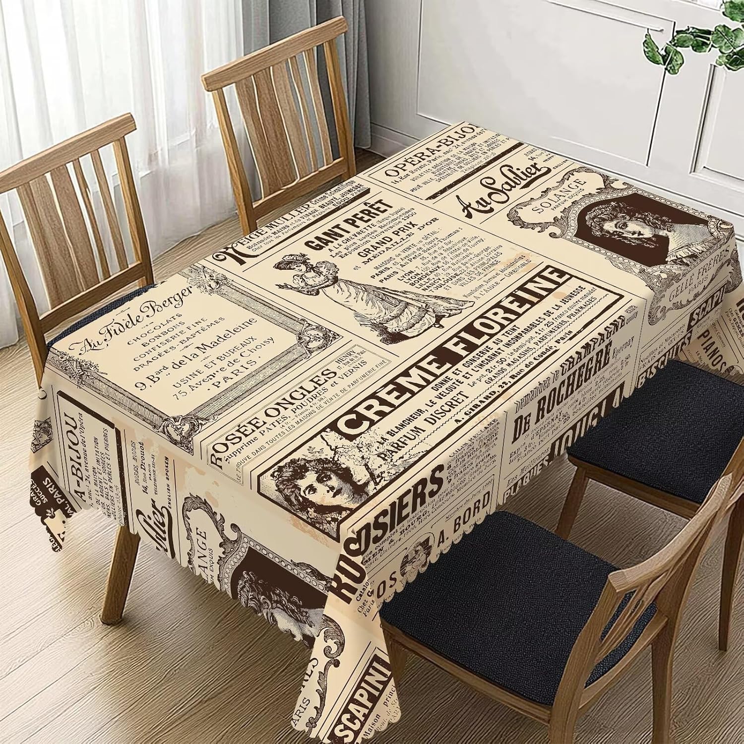Vintage Paris France Newspaper - đánh giá và giá Home Textiles News