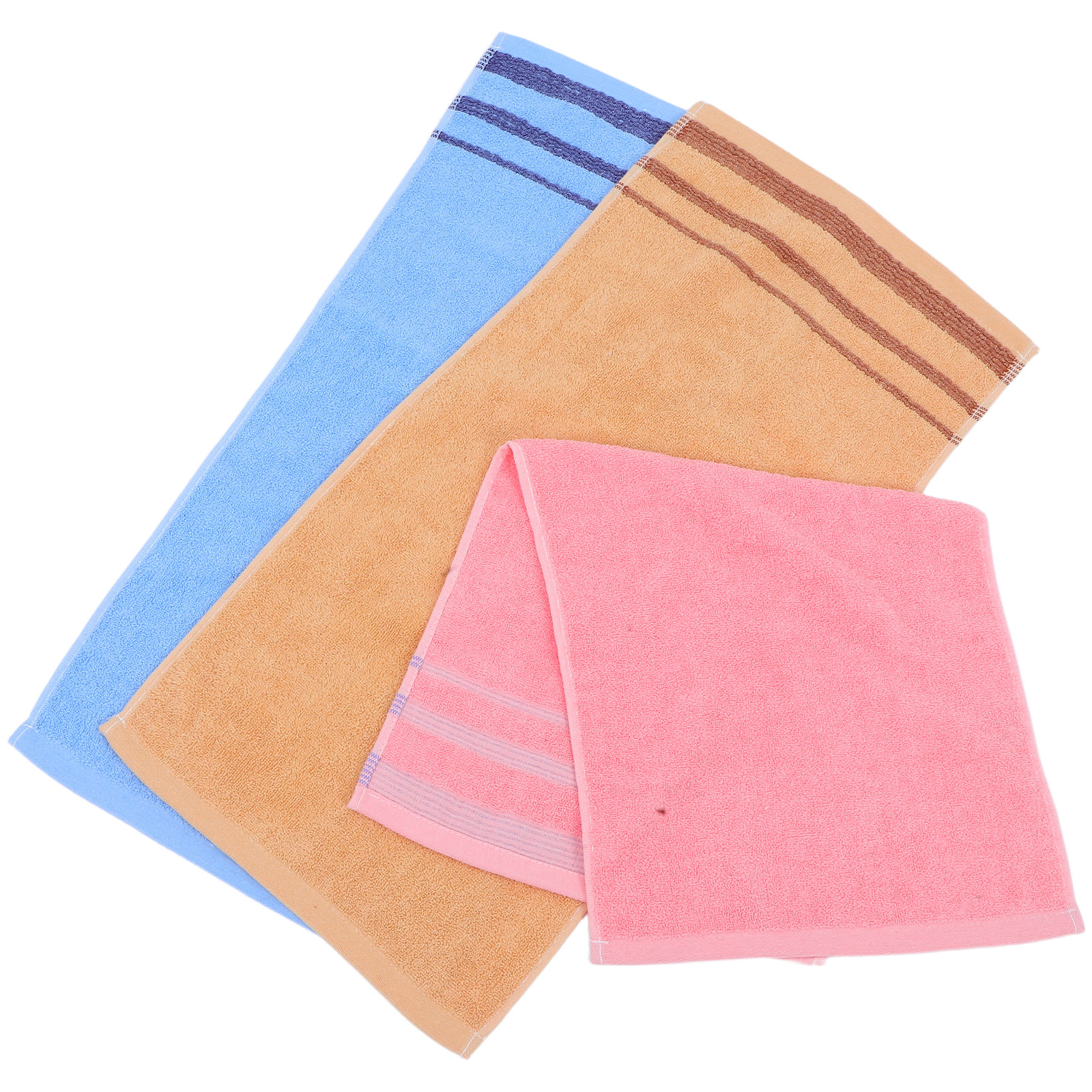 3Pcs Soft Cotton Jacquard Towe - đánh giá và giá Home Textiles Pakistan
