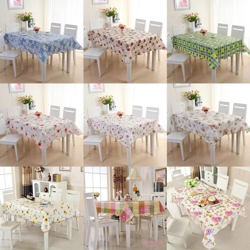 Waterproof PVC Table Cloth Hom - đánh giá và giá Home Textiles News