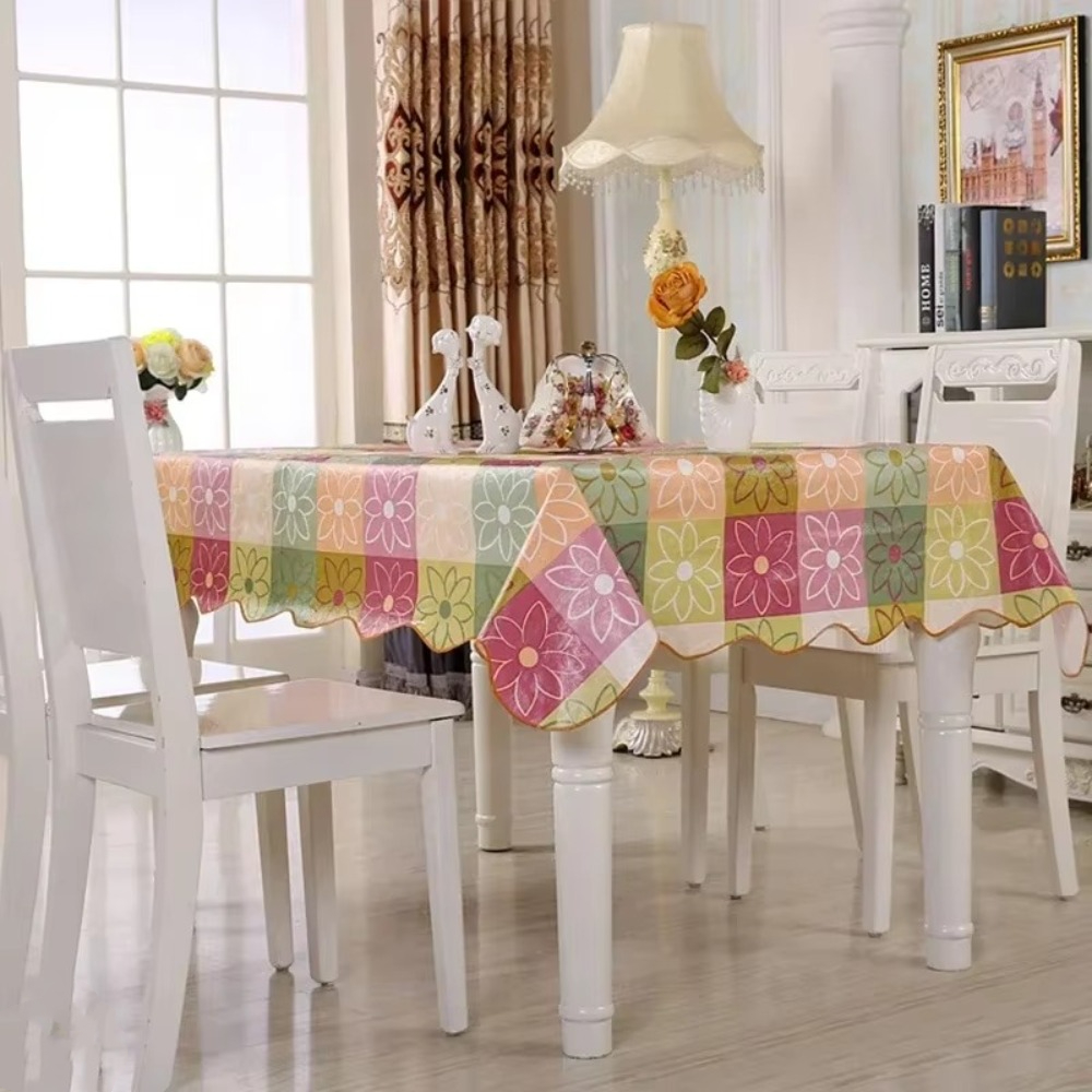 Waterproof PVC Table Cloth Hom - đánh giá và giá Home Textiles News