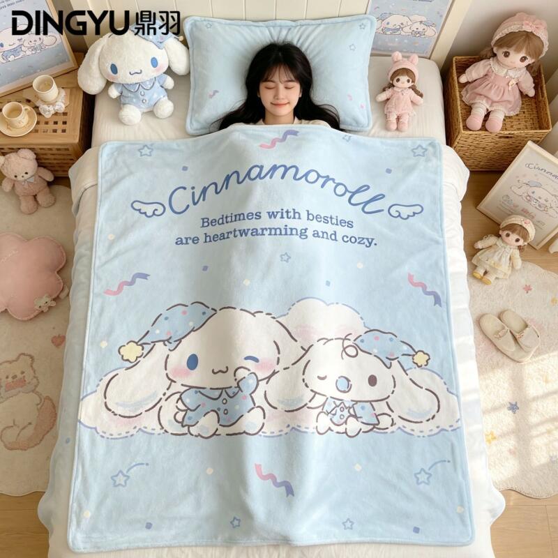 Sanrio Cinnamoroll Cartoon Nap - đánh giá và giá Home Textiles Blanket