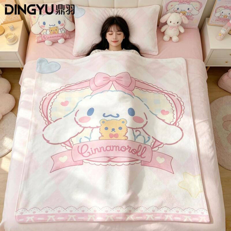 Sanrio Cinnamoroll Cartoon Nap - đánh giá và giá Home Textiles Blanket